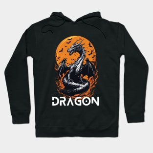 Xaden Riorson dragon flying to the moon Hoodie